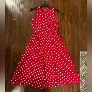 My Michelle Vintage Red/White polka dot dress size 6
